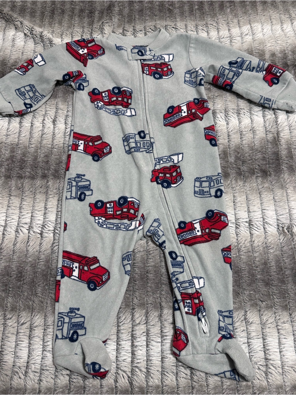 Carters Fire Truck Sleeper Size 6 Months